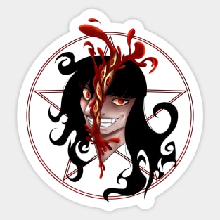 Split Face// Hellsing Sticker